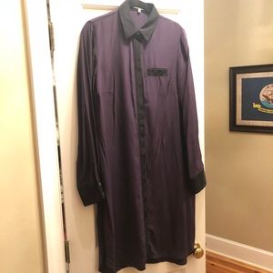 Deep Purple Midi Dress